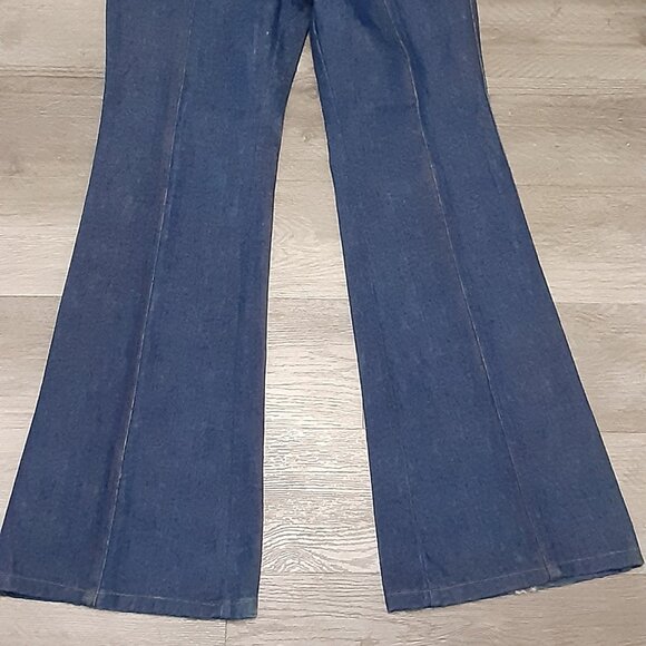 Vintage 70s Denim Bell Bottoms And Jacket - Picture 2 of 9